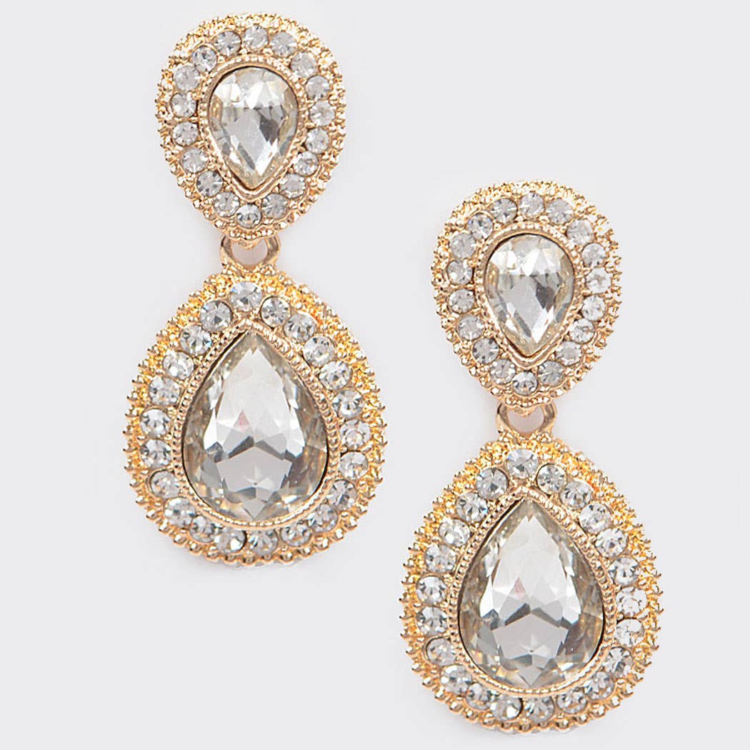 3AM BY H&D ACCESSORIES - Rhinestone Dangle Earring