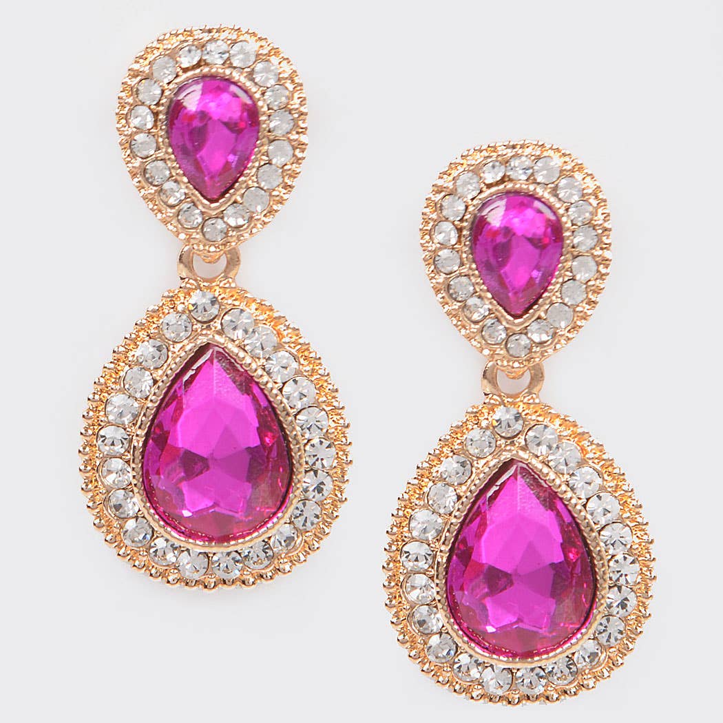 3AM BY H&D ACCESSORIES - Rhinestone Dangle Earring