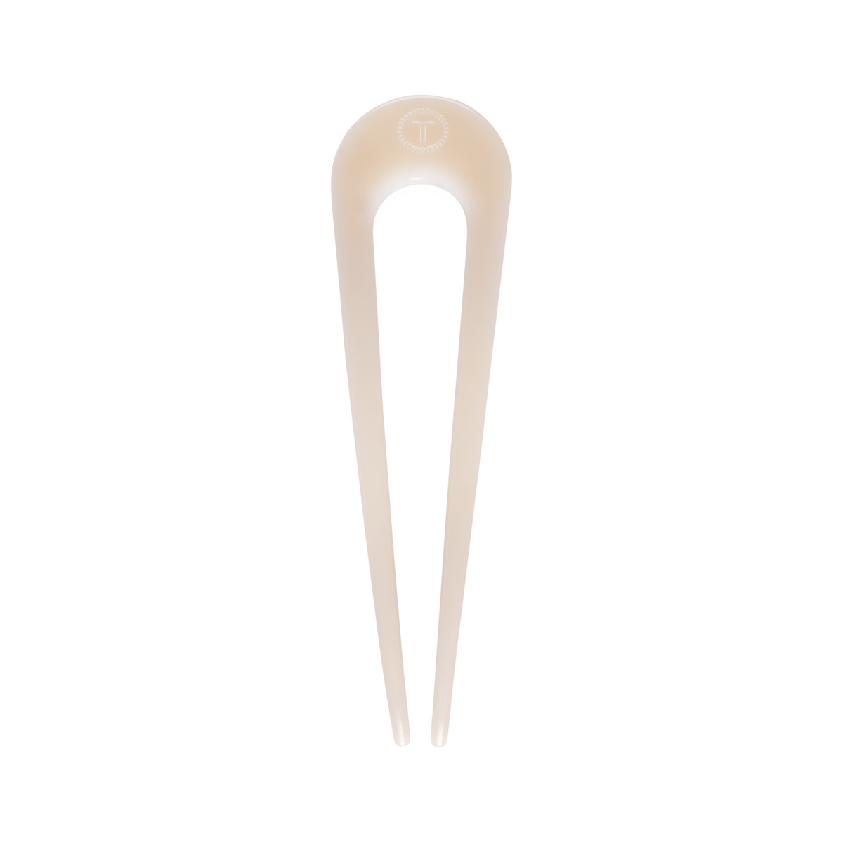 TELETIES - French Hair Pin | Almond Beige