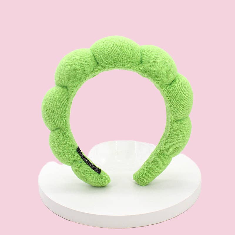 Terry Cloth Sponge Twist Headband