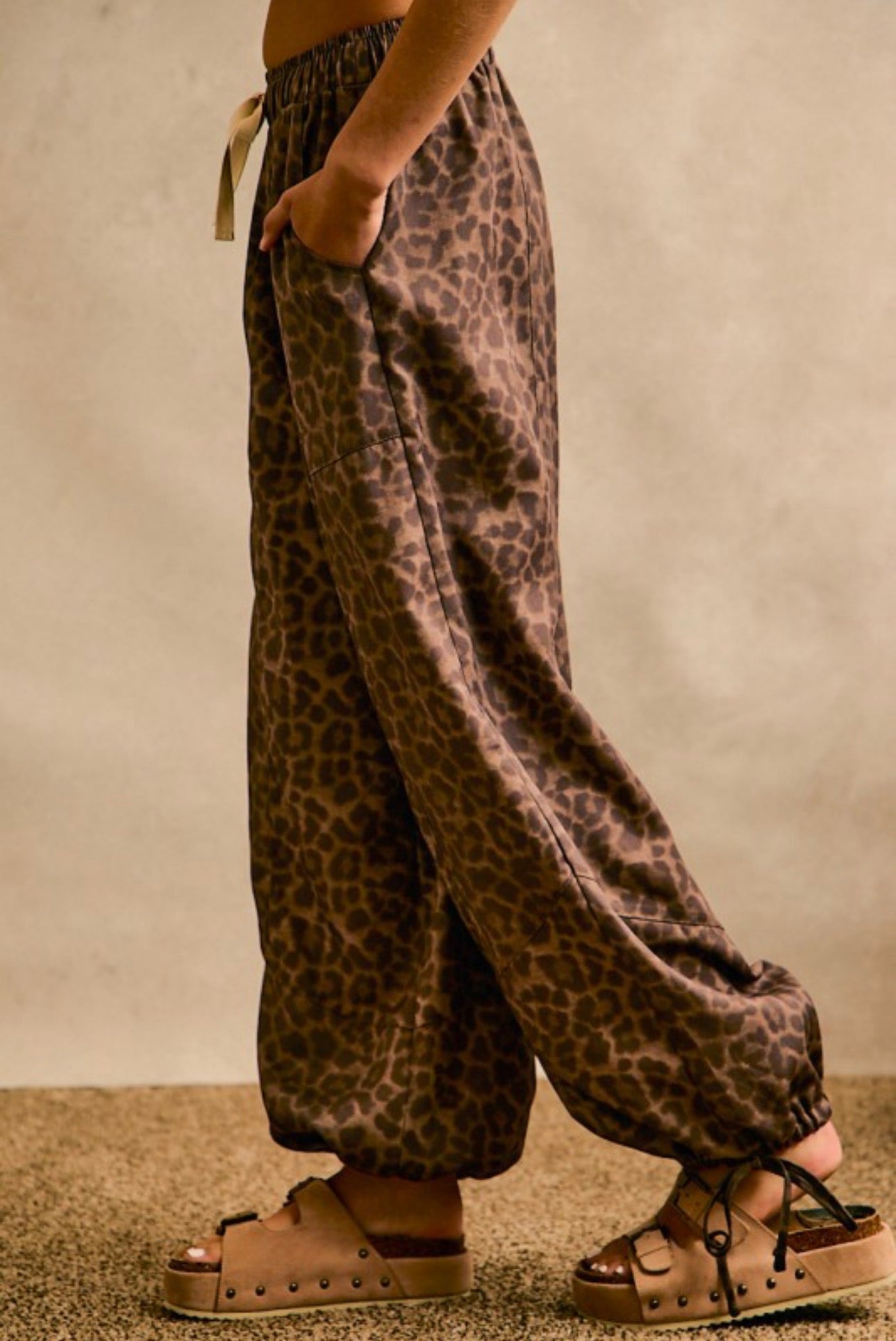 Leopard balloon pant