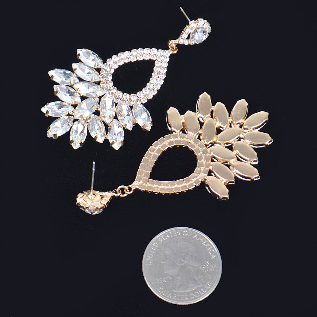 3AM BY H&D ACCESSORIES - Rhinestone Dangle Earring