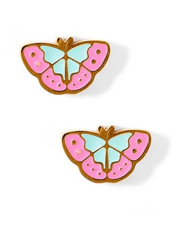 Screwback Stud Earrings - Blakely Butterfly