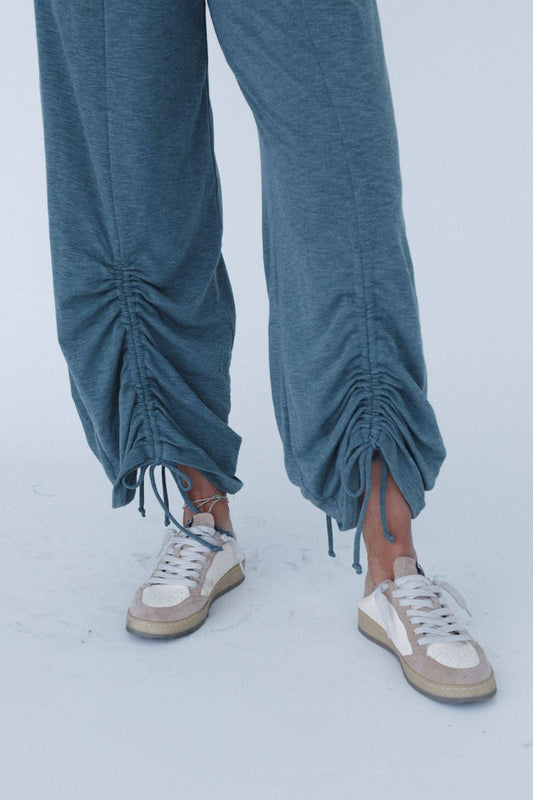 Three Bird Nest - Solie Cinched Pants - Green Olive