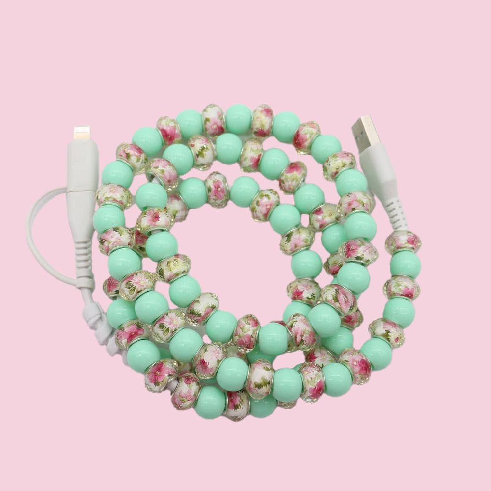 Beaded Data Cable 2 in 1