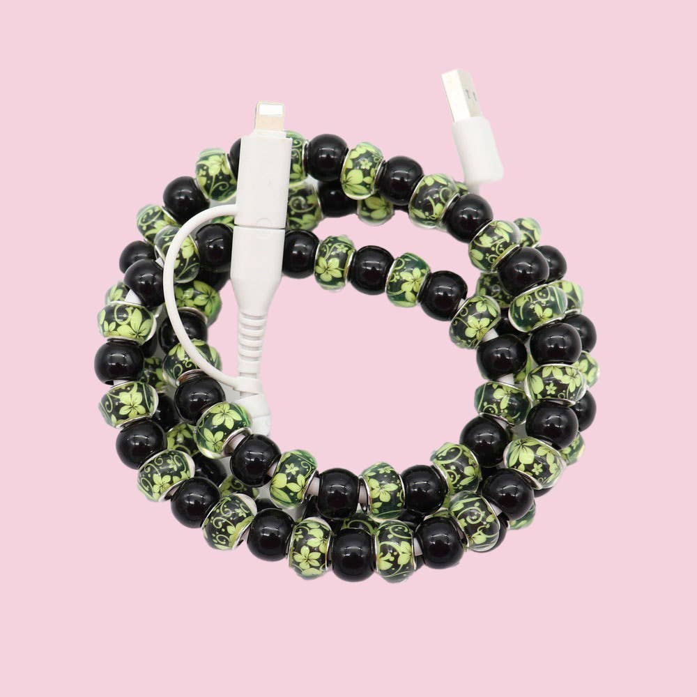 Beaded Data Cable 2 in 1