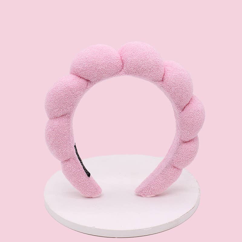 Terry Cloth Sponge Twist Headband
