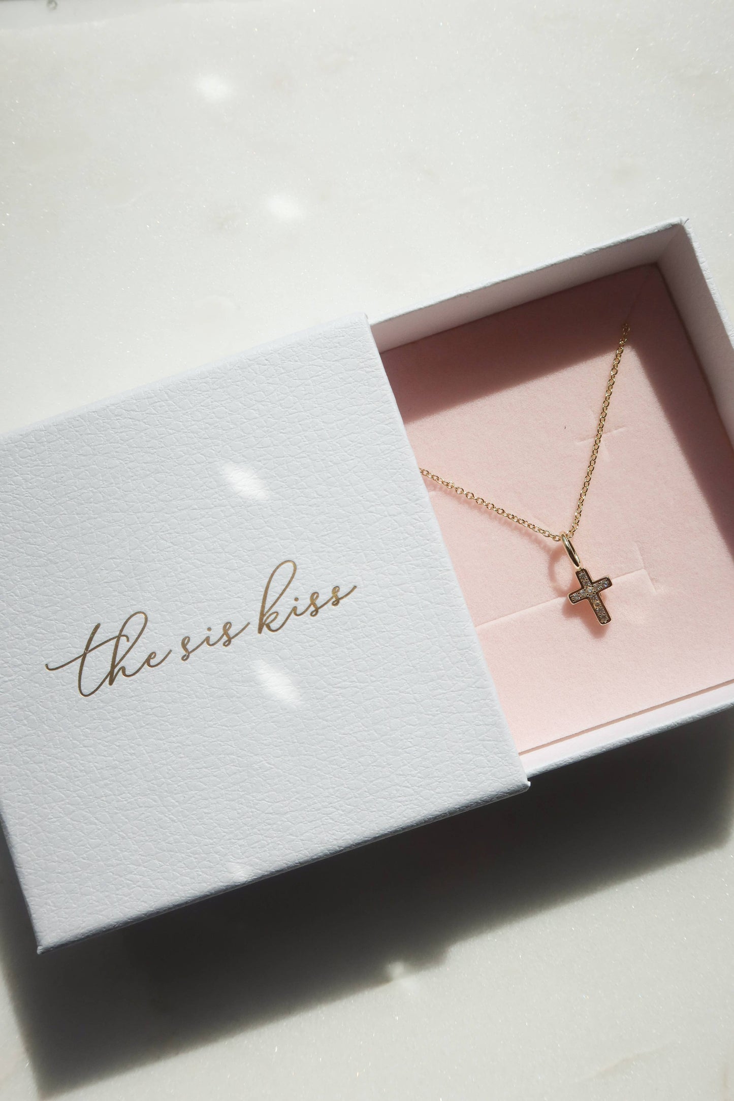 Crystal Cross Charm