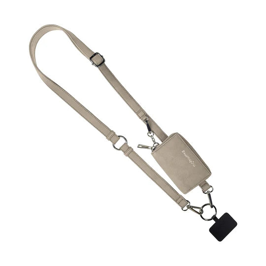 Save The Girls-Clip & Go Strap with Pouch Brushed Vegan Leather