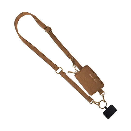 Save The Girls-Clip & Go Strap with Pouch Brushed Vegan Leather