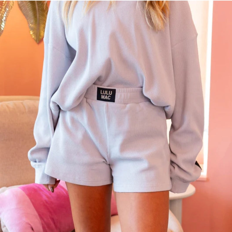 LM-WAFFLE SHORT - GREY