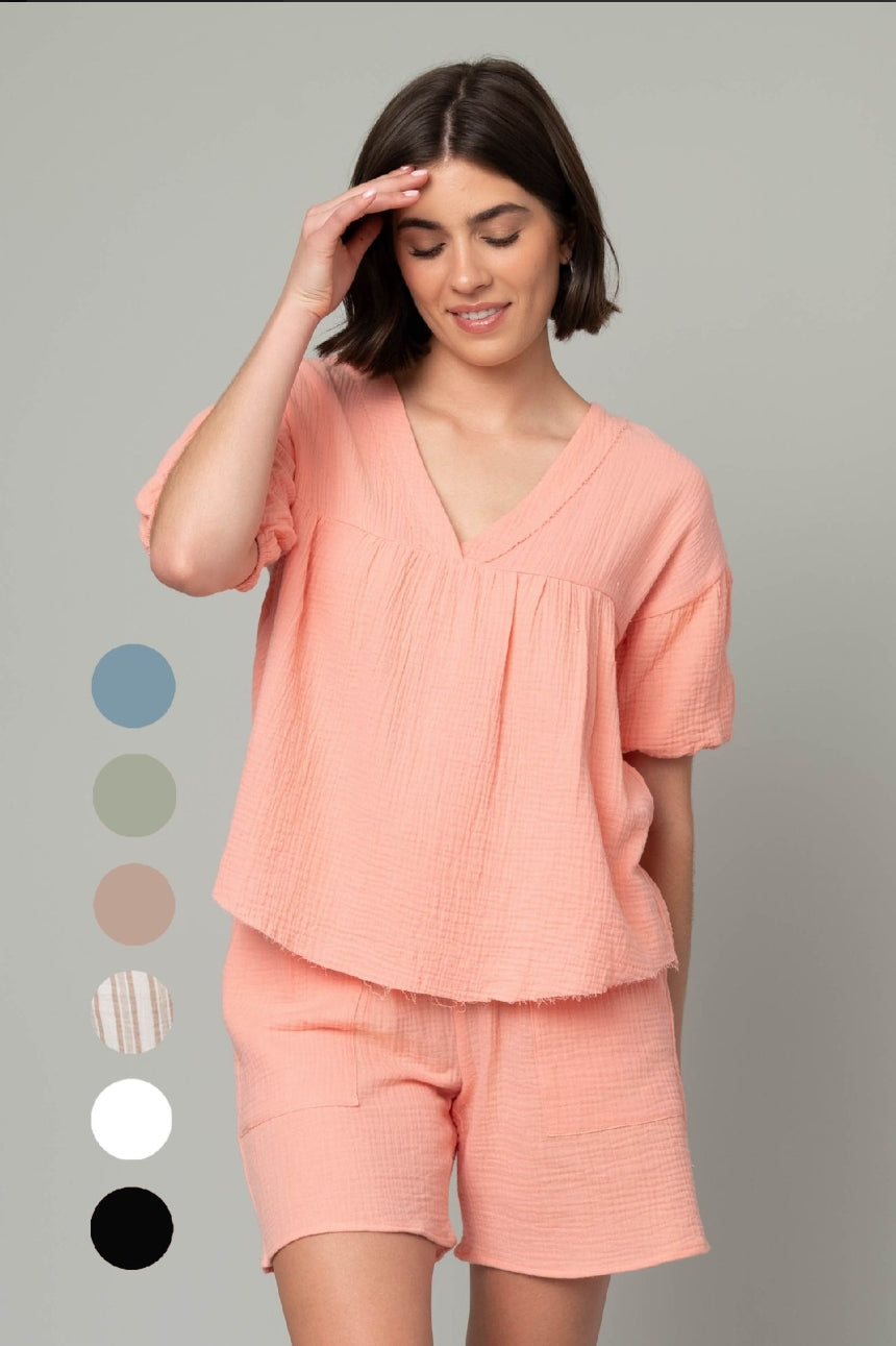WOMENS TOPS: SHORT SLEEVE