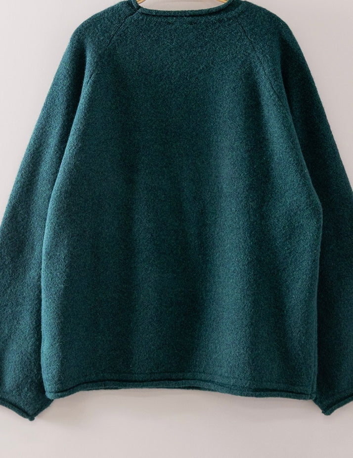 MALLARD SWEATER IN EMERALD GREEN