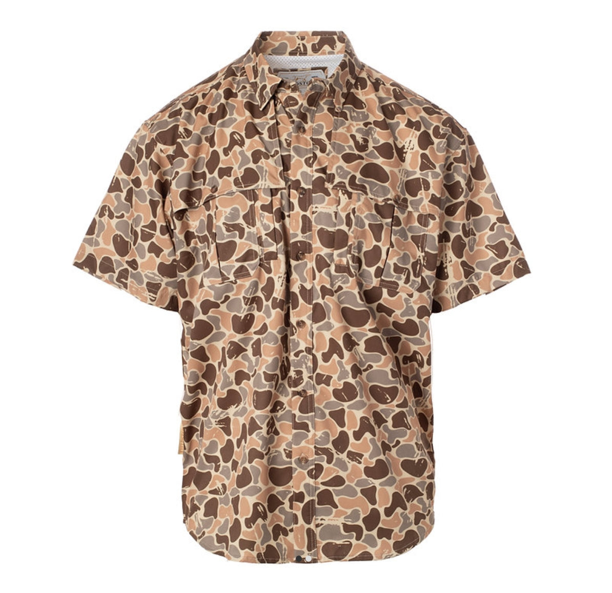 WOODLANDS CAMO BUTTON DOWN