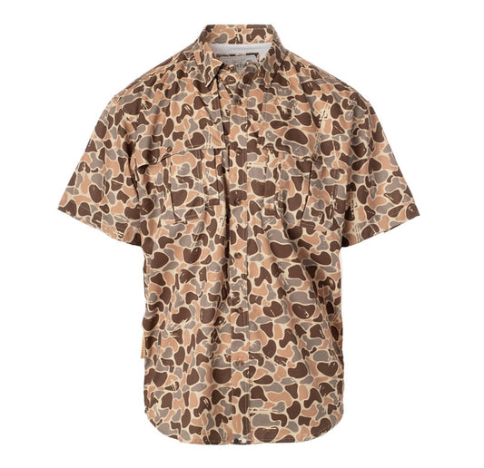 WOODLANDS CAMO BUTTON DOWN