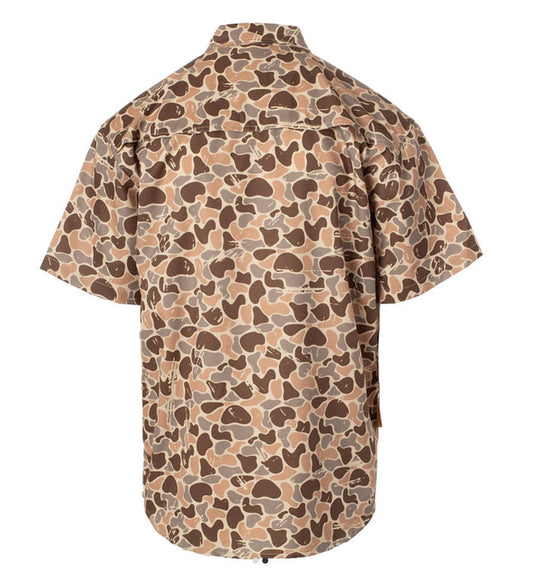 WOODLANDS CAMO BUTTON DOWN