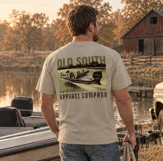 OLD SOUTH BASS BOAT TSHIRT
