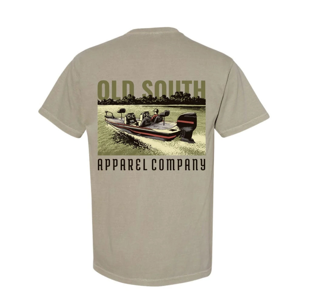 OLD SOUTH BASS BOAT TSHIRT