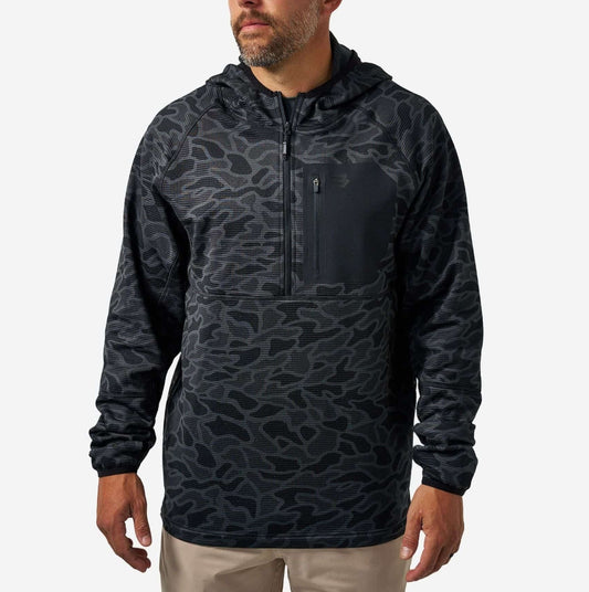 BLAZE TECH 1/4 ZIP - BLACK CAMO
