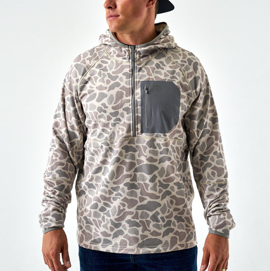 BLAZE TECH 1/4 ZIP - CLASSIC DEER CAMO