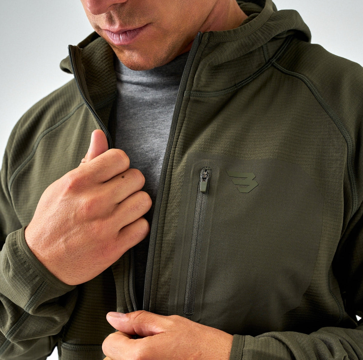 BLAZE TECH 1/4 ZIP - MALLARD GREEN