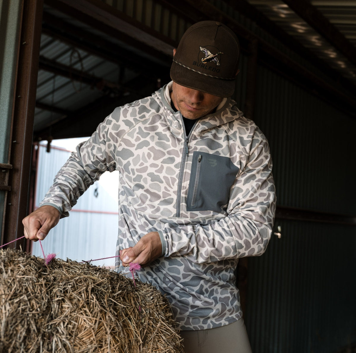 BLAZE TECH 1/4 ZIP - CLASSIC DEER CAMO