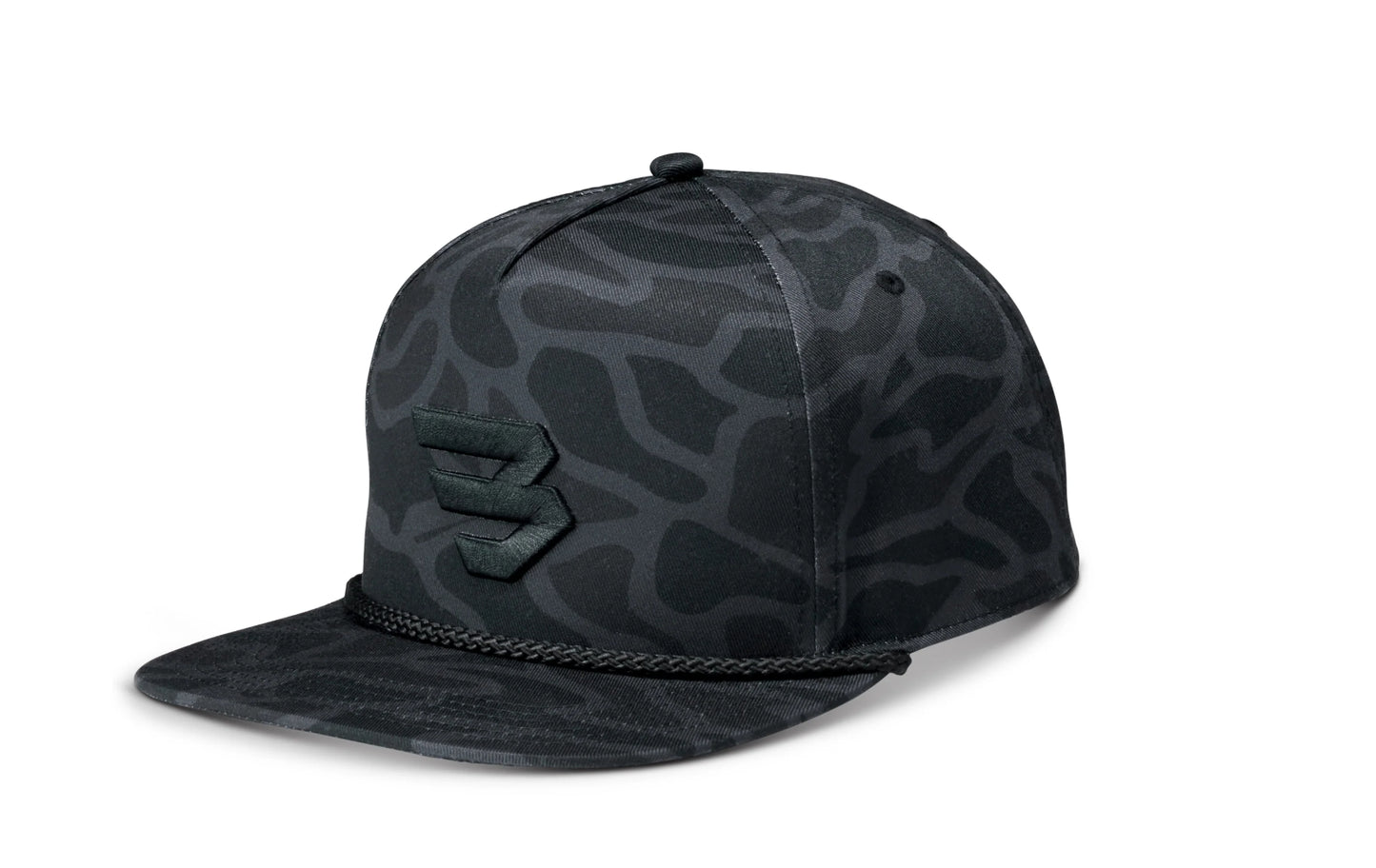 BURLEBO FLYING B CAP - BLACK CAMO