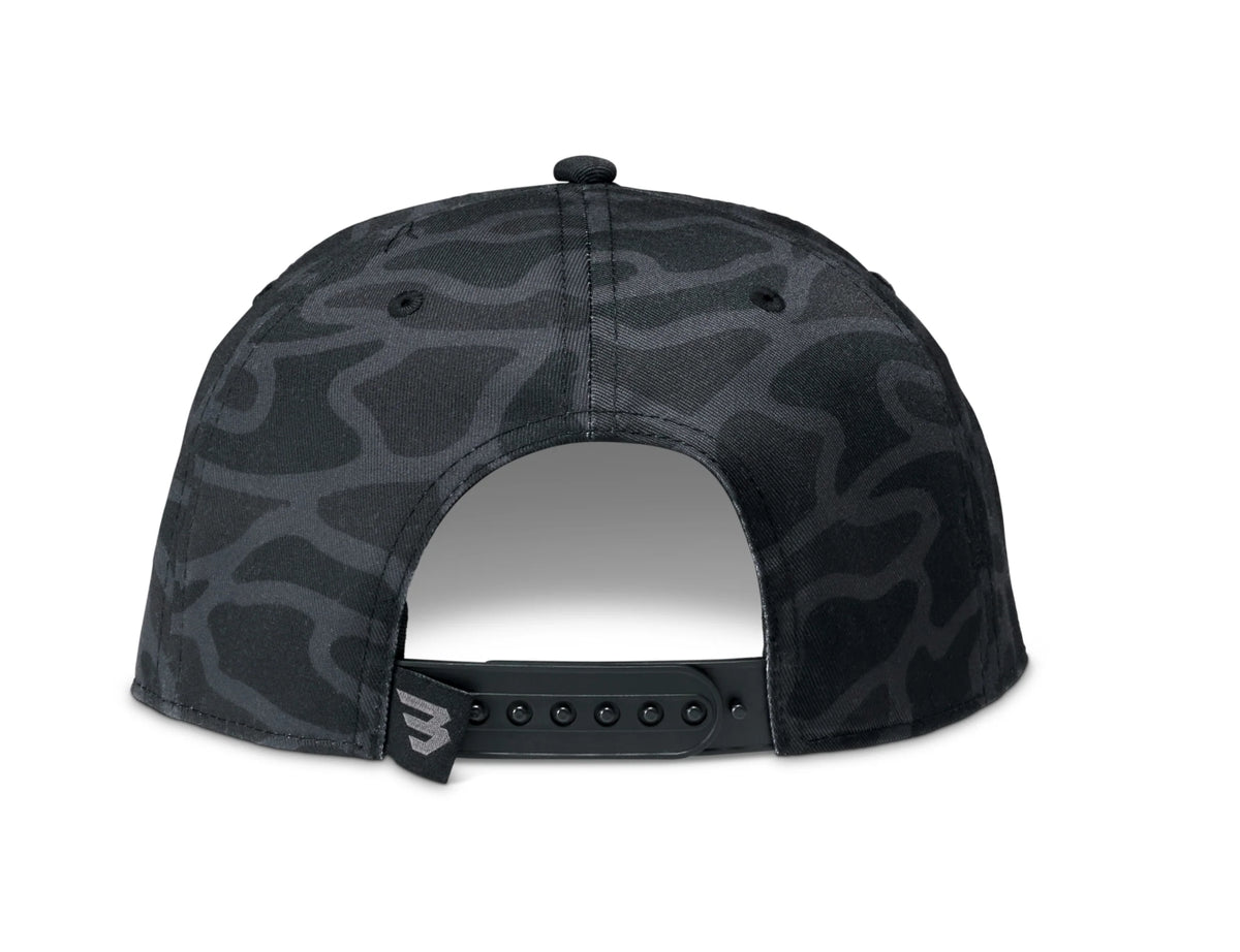 BURLEBO FLYING B CAP - BLACK CAMO