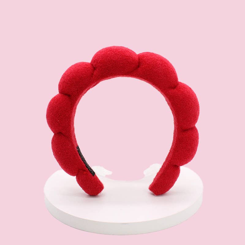 Terry Cloth Sponge Twist Headband