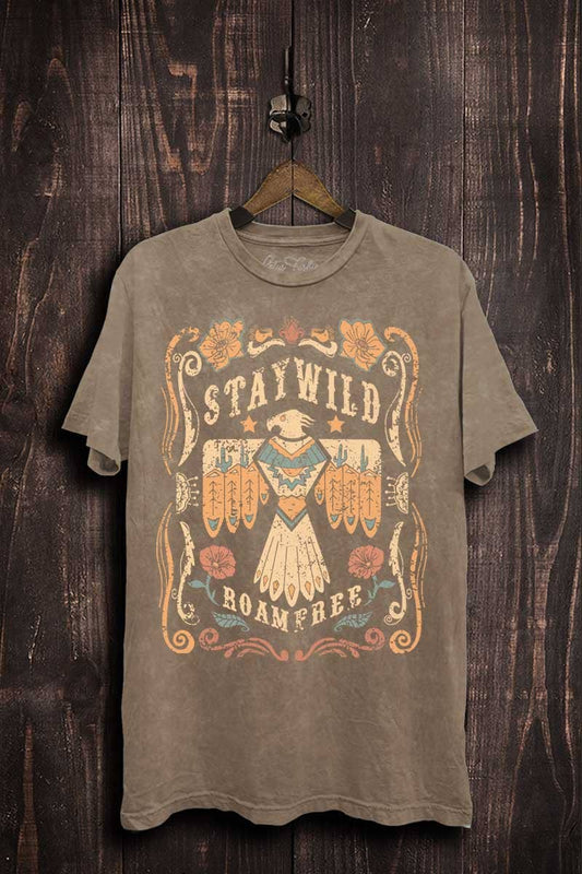 Stay Wild Roam Free Graphic Tee