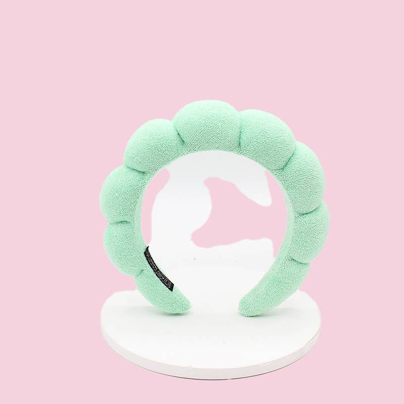 Terry Cloth Sponge Twist Headband