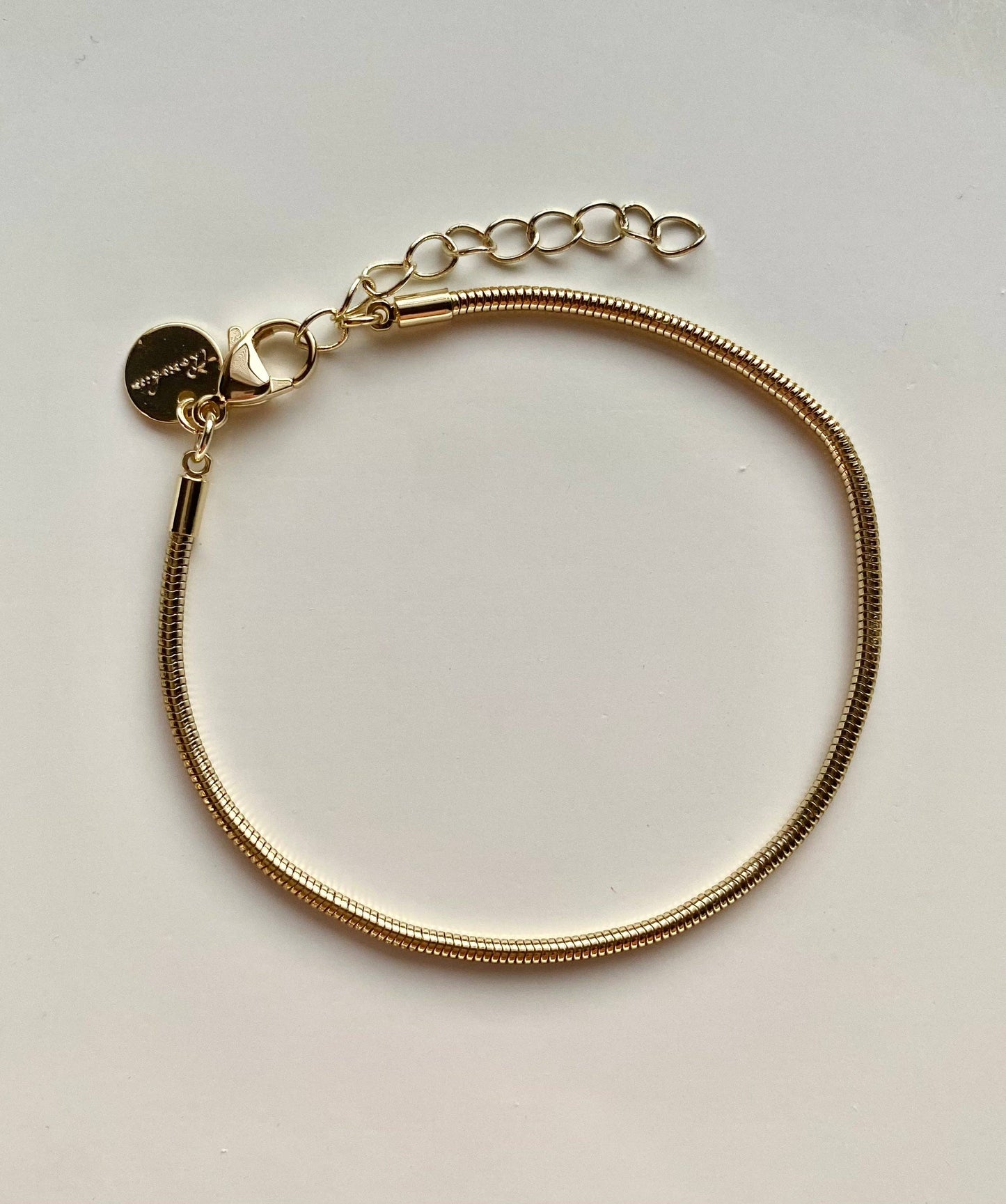 The Sis Kiss - Sophia Snake Chain Bracelet (Style with Charms)