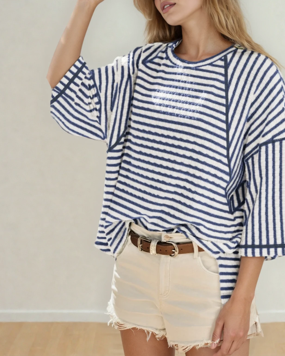 Noelle Textured Knit Top