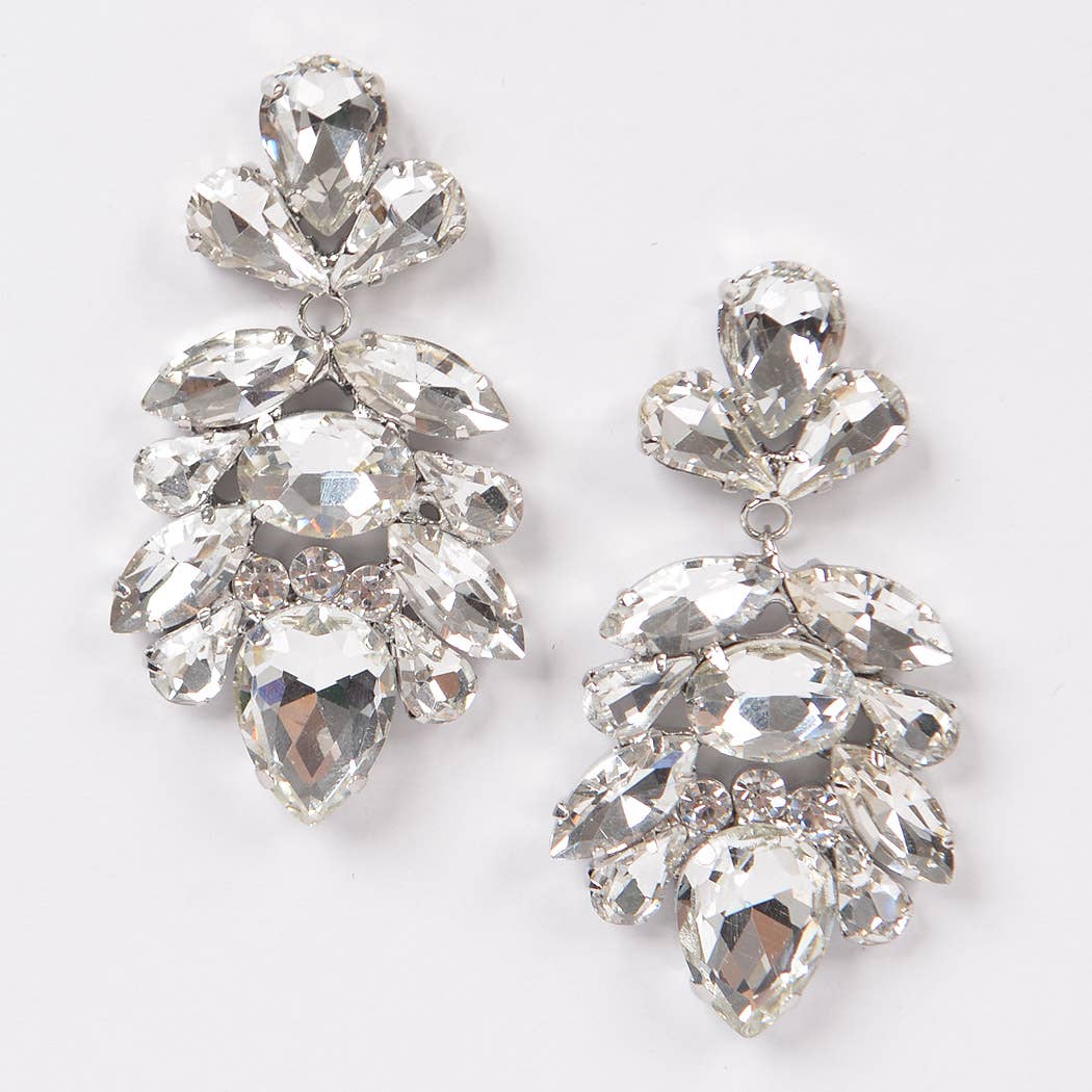 3AM BY H&D ACCESSORIES - Multi Stone Party Earring