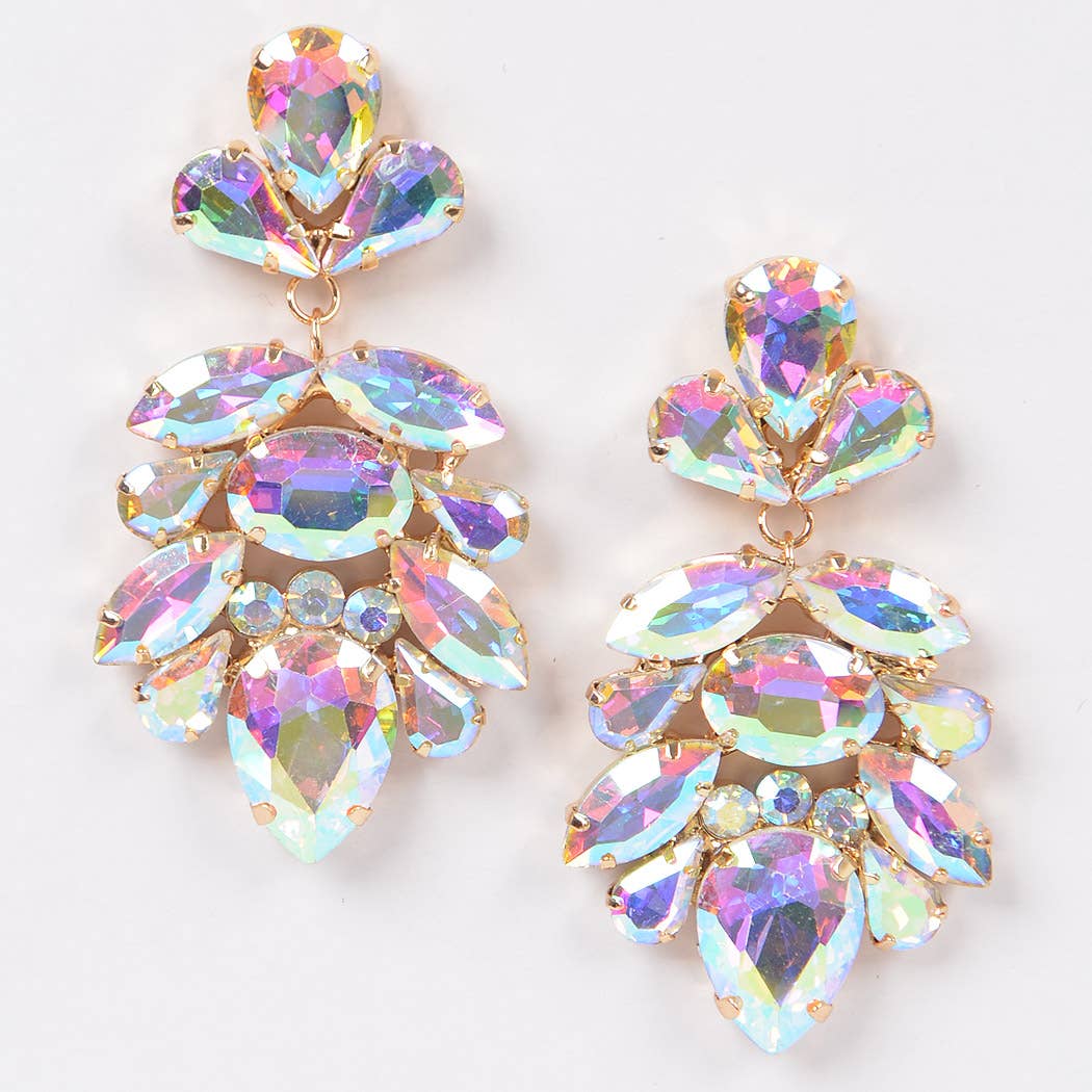 3AM BY H&D ACCESSORIES - Multi Stone Party Earring
