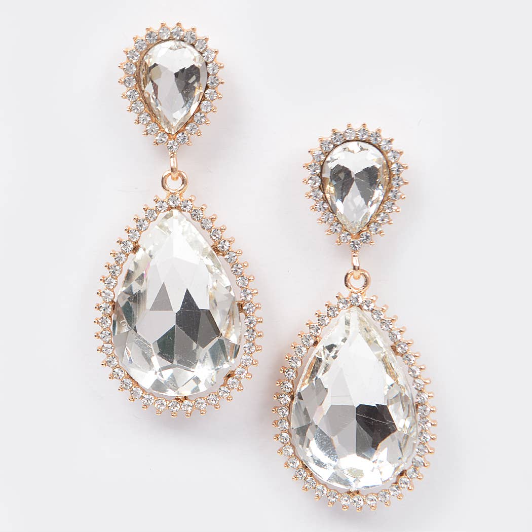 3AM BY H&D ACCESSORIES - Rhinestone Dangle Earring