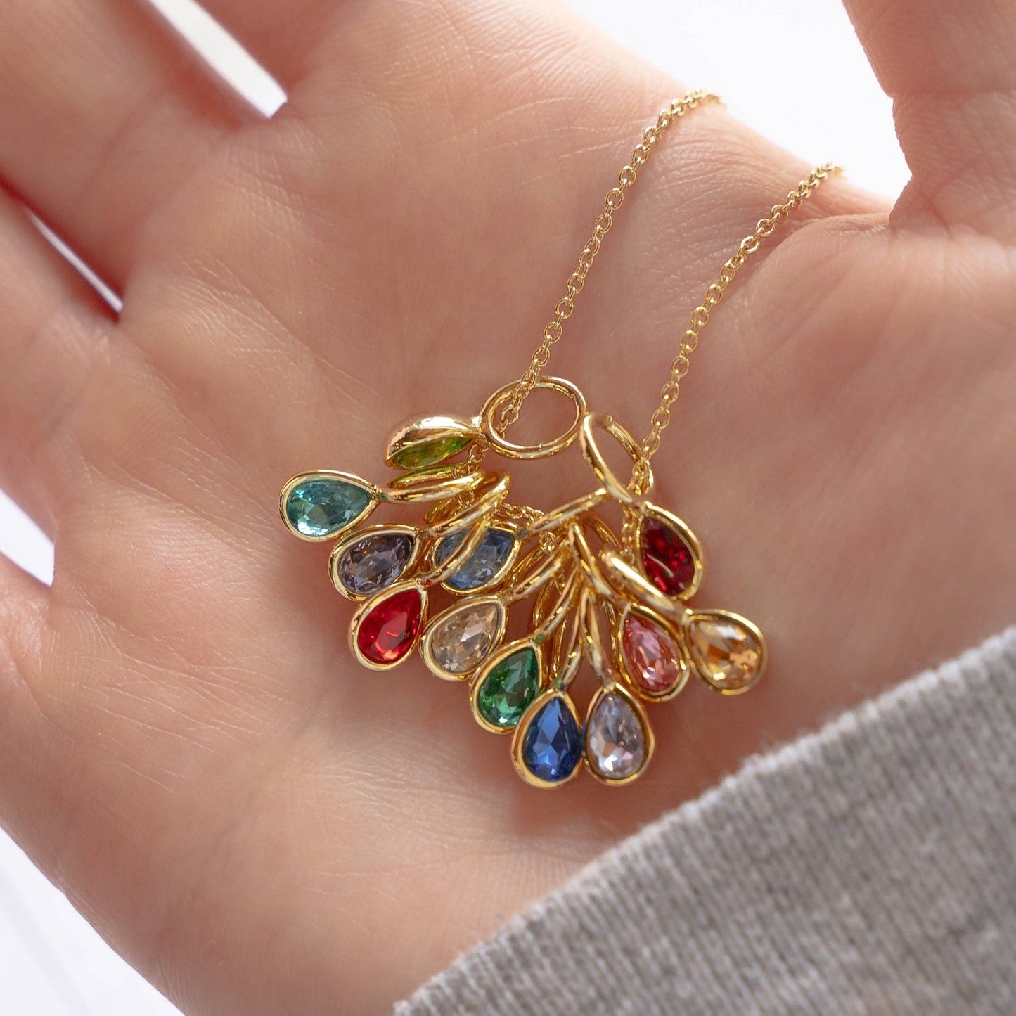 Birthstone Charms Teardrop