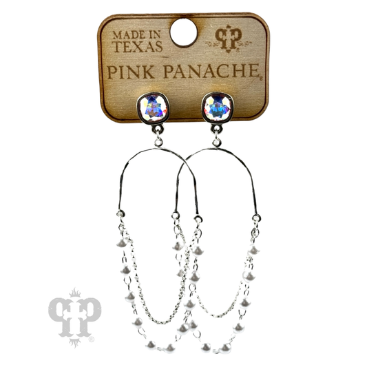 Pearl swing earring E117