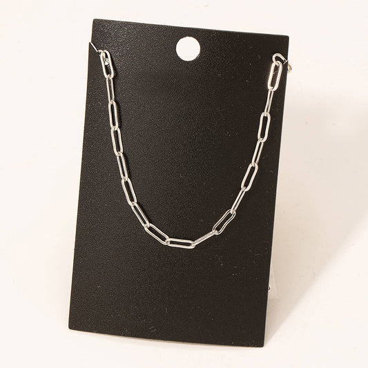 Gold Dipped Oval Chain Link Necklace