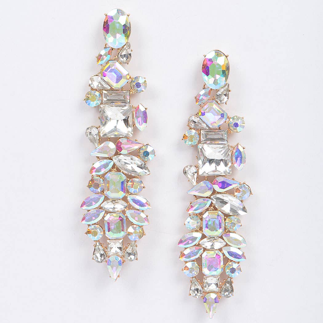 3AM BY H&D ACCESSORIES - Multi Rhinestone Earring