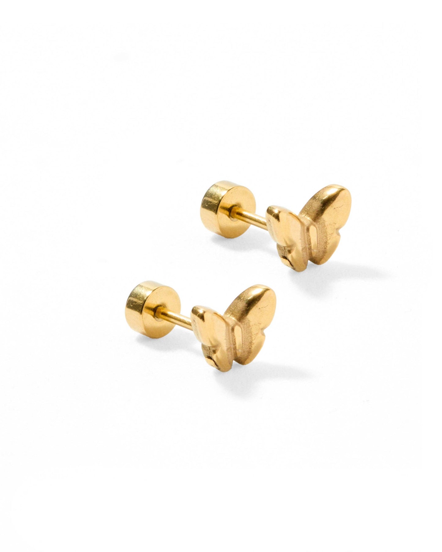 Screwback Stud Earrings - Bella Butterfly