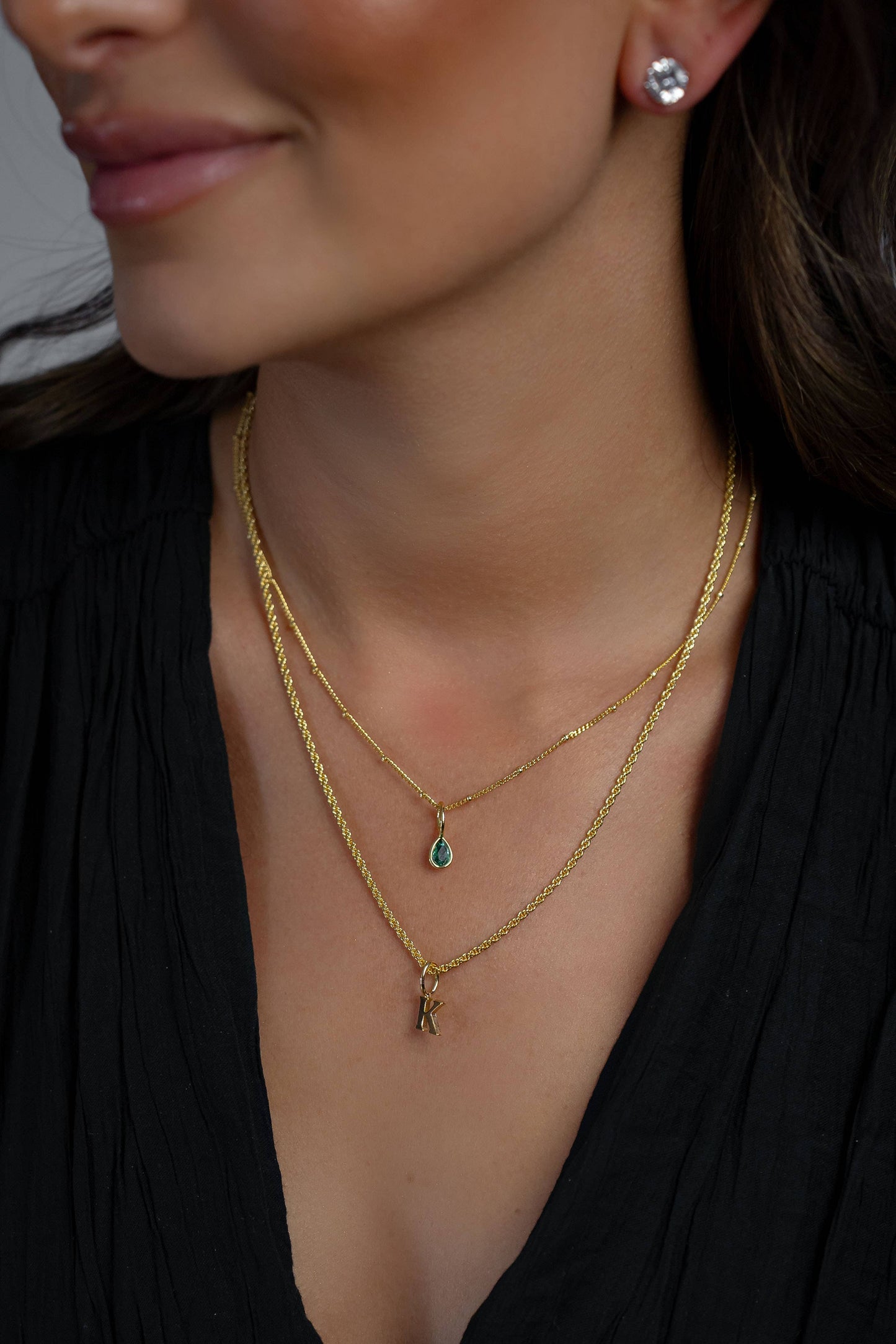 Birthstone Charms Teardrop