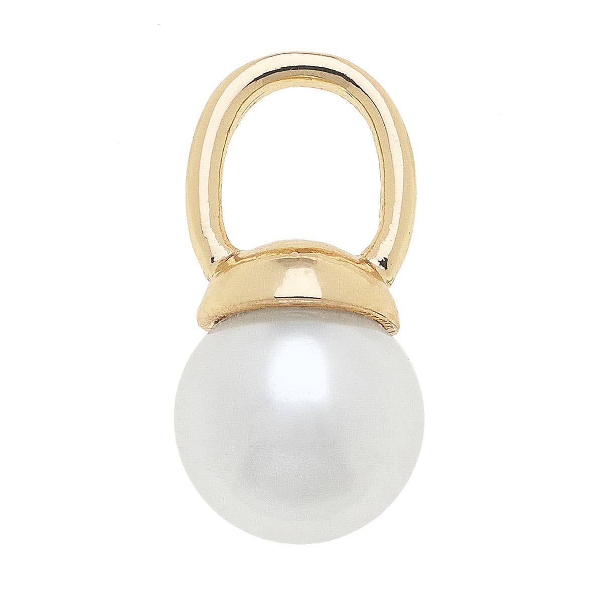 Pearl Drop Charm in Ivory