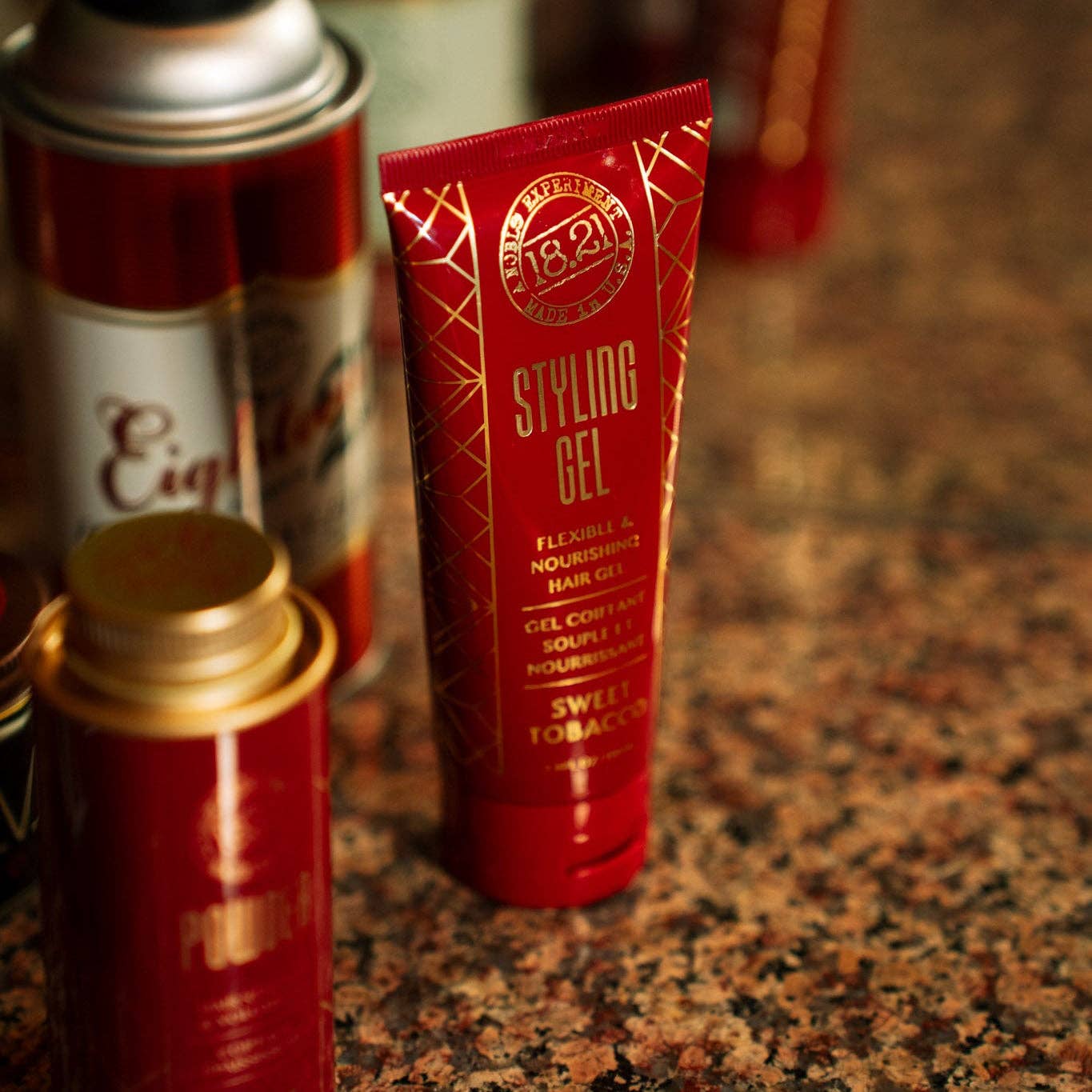 18.21 Man Made - Hair Styling Gel - Sweet Tobacco