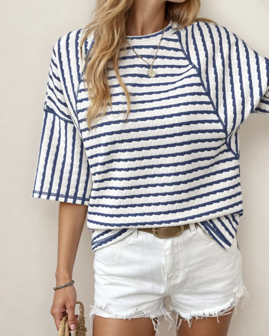 Noelle Textured Knit Top