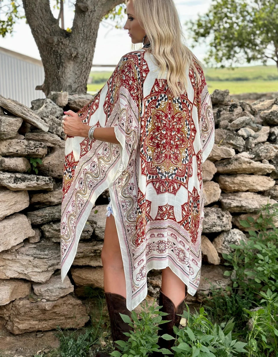 Savannah Short-Sleeve Kimono