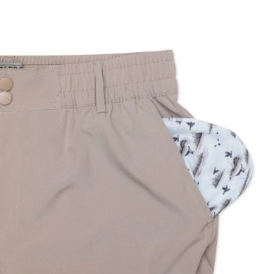 EVERYDAY SHORT - COBBLESTONE KHAKI