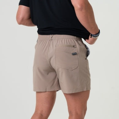 EVERYDAY SHORT - COBBLESTONE KHAKI