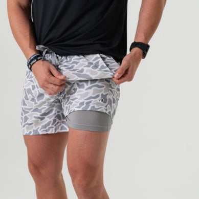 Athletic Short - White Camo