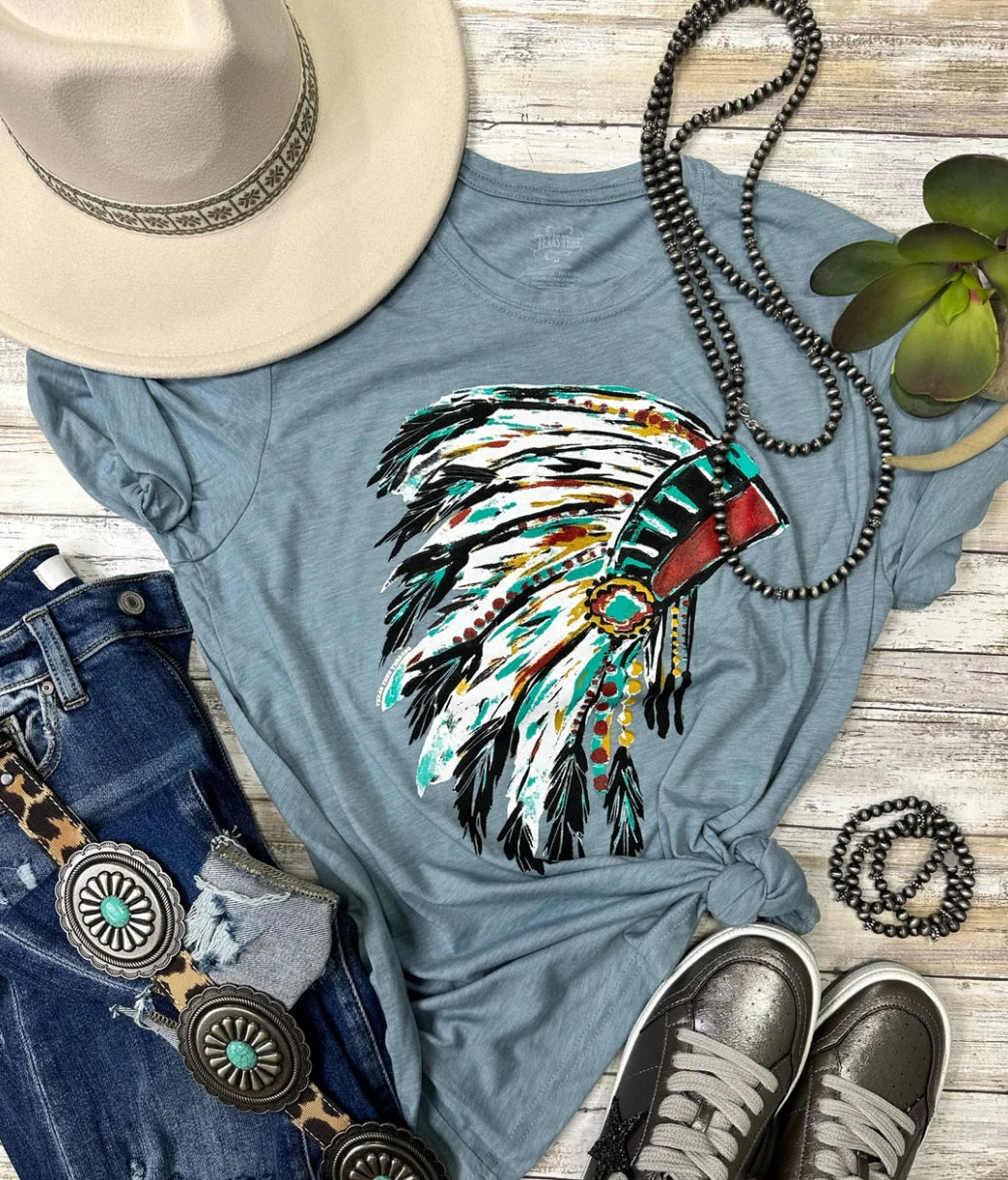 Watercolor Headdress Tshirt